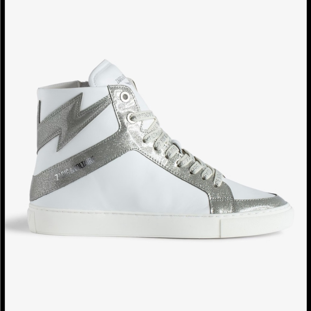 Zadig & Voltaire ZV1747 High Flash High-Top Sneakers size 9 women’s